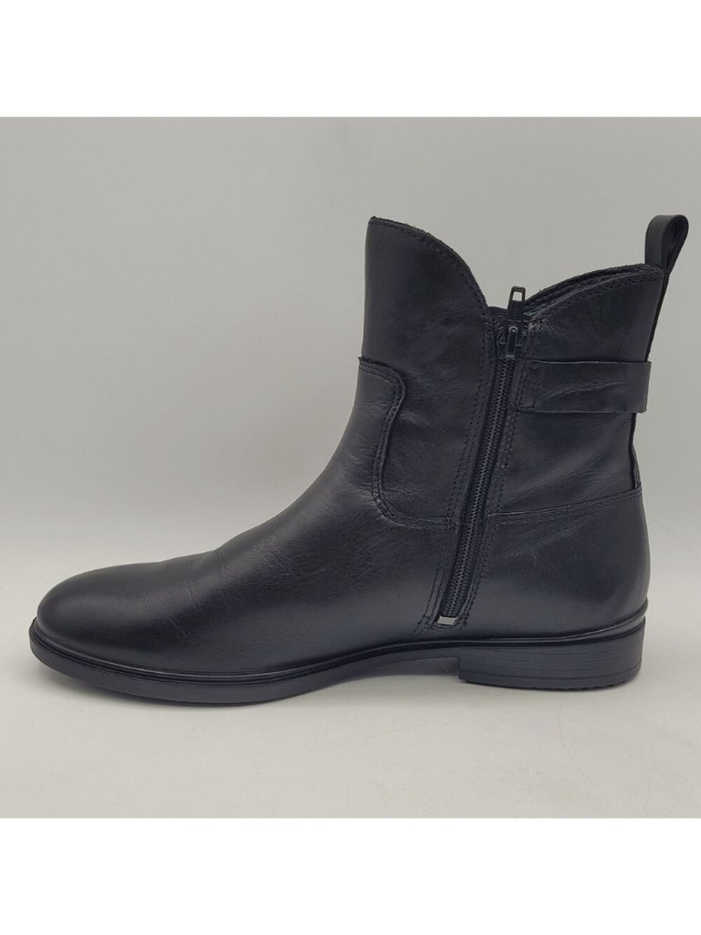 Ecco Touch 15 Buckle GTX Women's Size 6 to 6.5 EU 37 Leather Ankle Boot Black - Picture 3 of 12